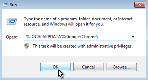 Fix Chrome browser error showing a blank screen Picture 7