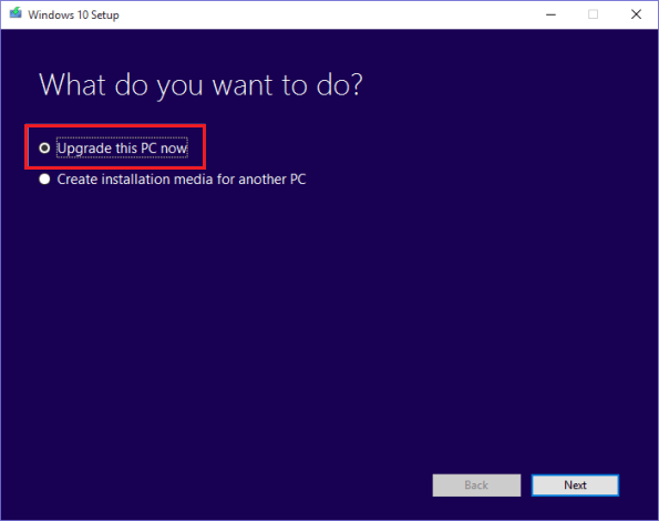 fix error code 0x80070070 Using the Media creation Tool to Upgrade Windows 10 Picture 1