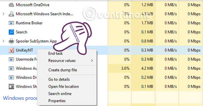 Fix error Unikey does not show icon on Taskbar Picture 3