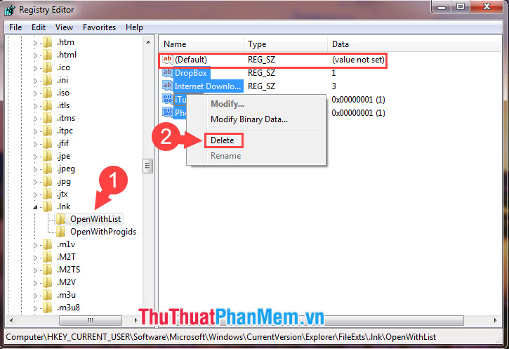 Fix error when opening wrong with 'Open With', restore 'Open With' to its original state Picture 5