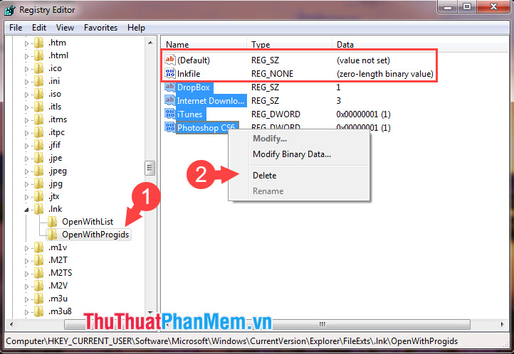 Fix error when opening wrong with 'Open With', restore 'Open With' to its original state Picture 6