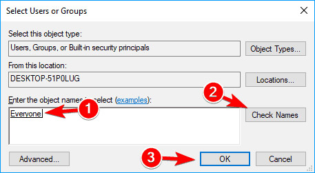 Fix error 'you need permission to perform this action' in Windows 10, 8.1 and 7 Picture 12