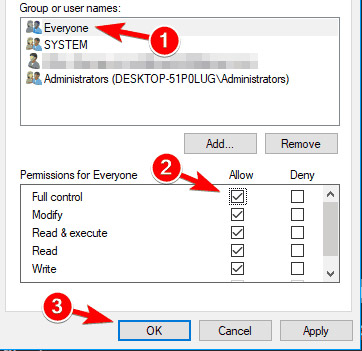Fix error 'you need permission to perform this action' in Windows 10, 8.1 and 7 Picture 14