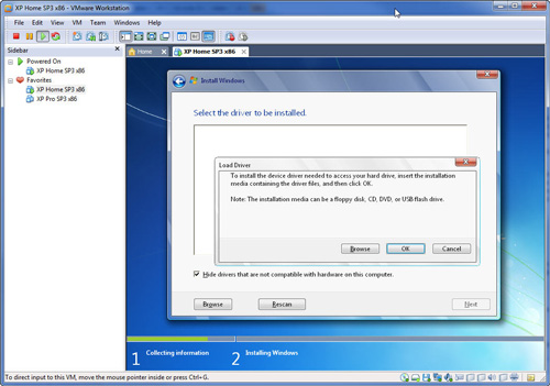 Fix errors when installing Windows 7 on a virtual XP machine Picture 11