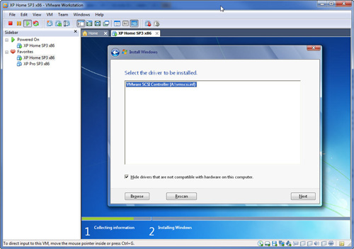 Fix errors when installing Windows 7 on a virtual XP machine Picture 13