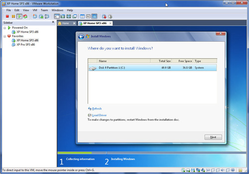 Fix errors when installing Windows 7 on a virtual XP machine Picture 14