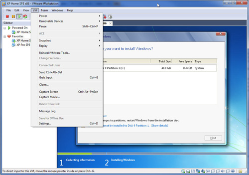 Fix errors when installing Windows 7 on a virtual XP machine Picture 5