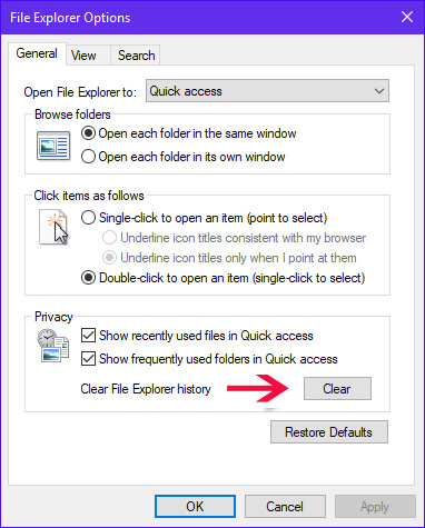 Fix File Explorer Error Not Working On Windows 10 - TipsMake.com