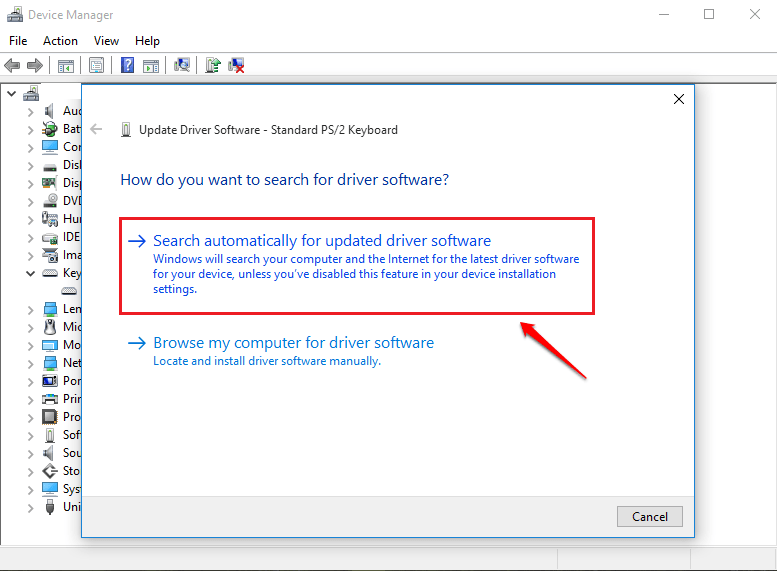 Fix keyboard error not working on Windows 10 - TipsMake.com