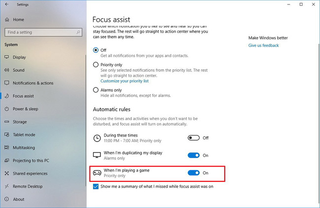 Fix some errors before and after upgrading Windows 10 April 2018 Update Picture 8