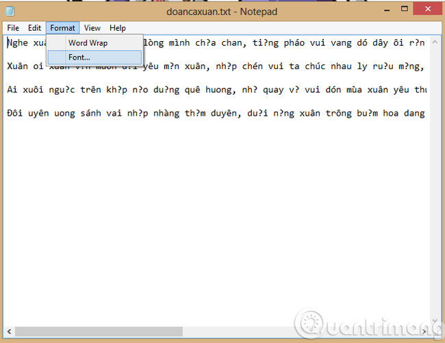 Fix the display error and cannot save Vietnamese in Notepad Picture 1