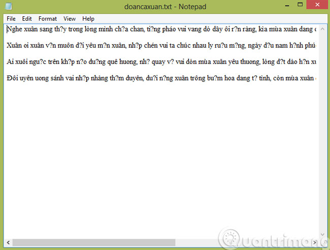 Fix the display error and cannot save Vietnamese in Notepad Picture 4