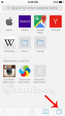 Fix the error that Safari automatically exits on iPhone / iPad Picture 5