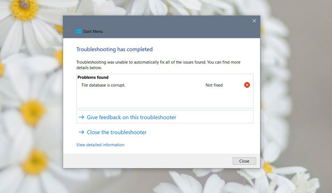 Fix the loss of tile icons in Windows 10 Start Menu Picture 1
