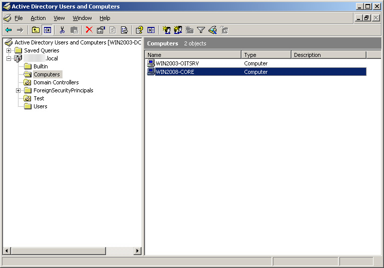 Fix the problem when removing Windows Server 2008 Server Core from the domain Picture 9