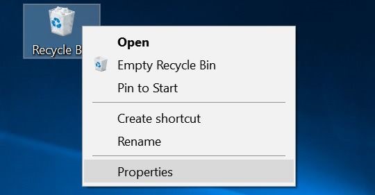 Fix 'These Items Are Too Big To Recycle' error on Windows 10 Picture 3