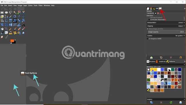 Fix Tool Options error that doesn't work or disappears in GIMP 2.10 Picture 10