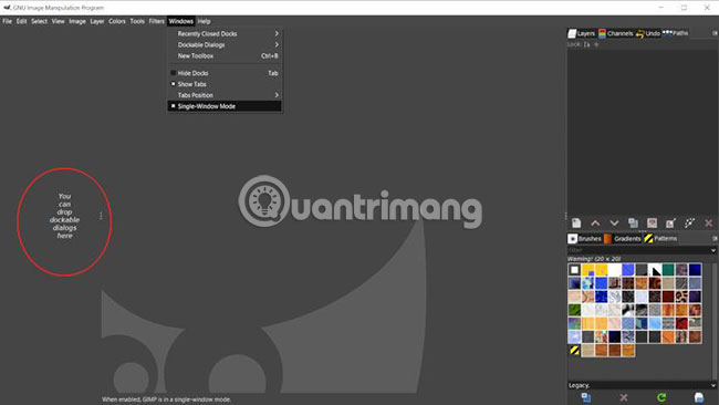 Fix Tool Options error that doesn't work or disappears in GIMP 2.10 Picture 6