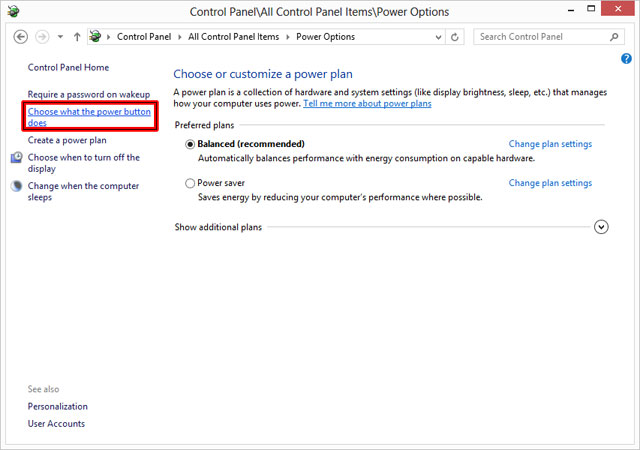 Fix Windows 8 error when encountering a black screen Picture 3