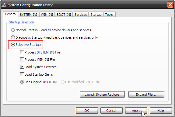 Fix Windows problems with MSconfig Picture 12