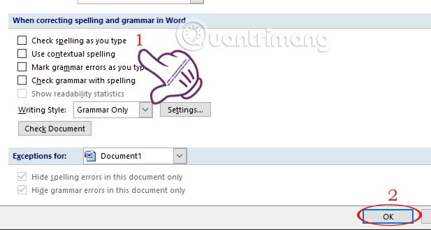 Fix word sticking errors in Word 2007 Picture 3