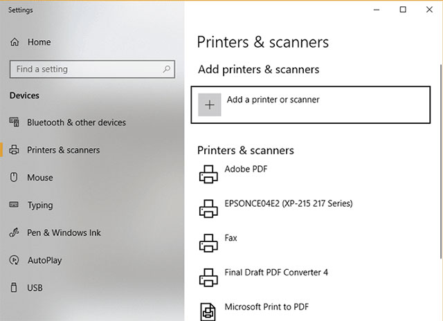 Fixed a problem with inactive Wi-Fi printers in Windows 10 - TipsMake.com