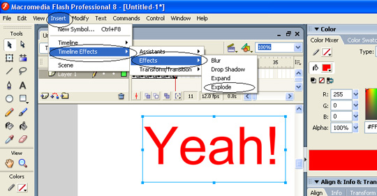 Flash - Create words that explode Picture 7