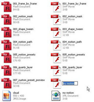 Flash CS4: Create Preview for Custom presets Picture 12