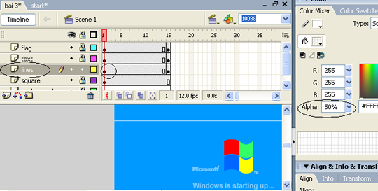 Flash - Simulating the windows startup process (P3) Picture 16