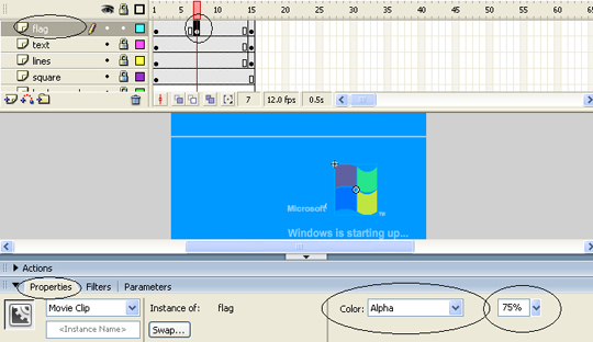 Flash - Simulating the windows startup process (P3) Picture 19