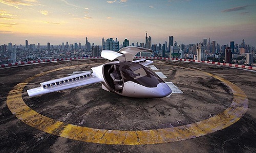 Flying electric cars can reach speeds of 300 km / h to help you fly anywhere Picture 1