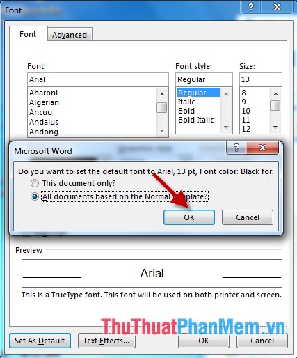 Font format on Word Picture 4