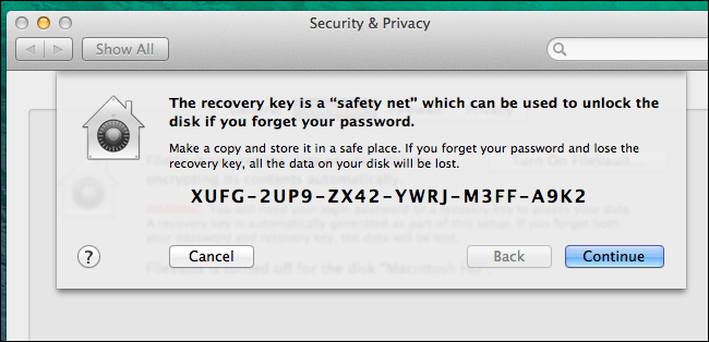 forgot password for photo vault mac