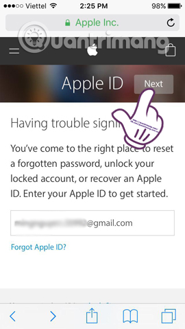 Forgot your iCloud password and the fastest way to recover Picture 4