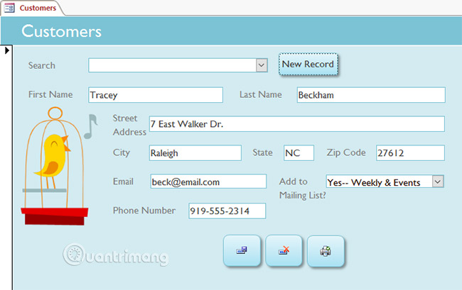 Format forms in Access 2016 Picture 18