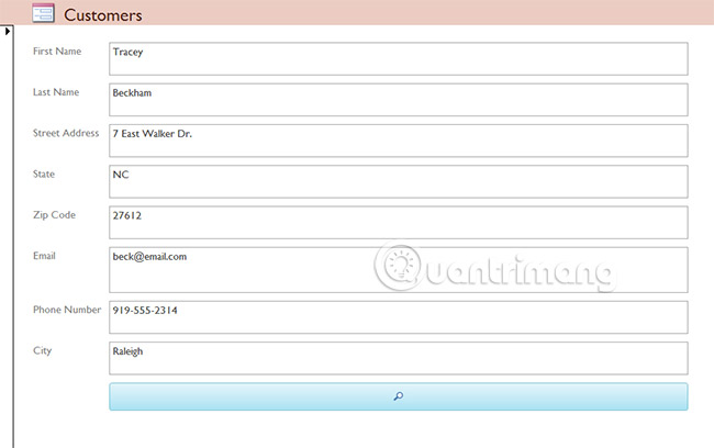 Format forms in Access 2016 Picture 8