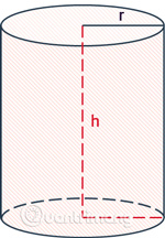 Formula to calculate the area around the cylinder, the total area of ​​the cylinder, the cylinder volume Picture 5