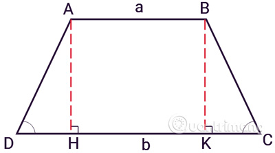 Formula to calculate trapezoidal area: normal, square, weight Picture 6