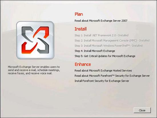 Forward from Exchange 2000/2003 to Exchange Server 2007 (part 2) Picture 1