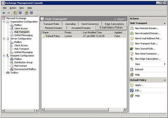 Forward from Exchange 2000/2003 to Exchange Server 2007 (part 2) Picture 7