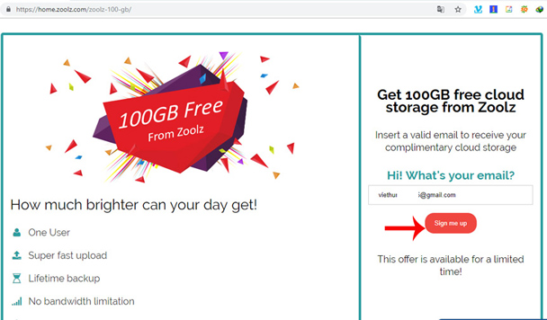 Free 100gb Offer From Zoolz A Super Fast Lifetime Storage Service