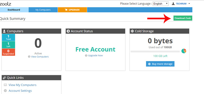 Free 100GB offer from Zoolz, a super fast, lifetime storage service Picture 4