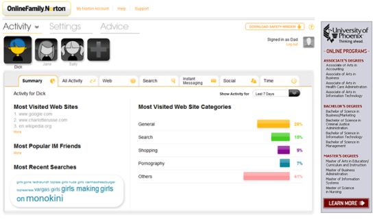 Free child management software Picture 9