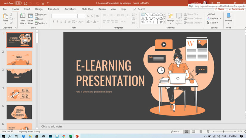 Powerpoint Aesthetic Google Slides