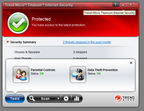 Free license for 1 year using Trend Micro Titanium Internet Security 2011 Picture 7