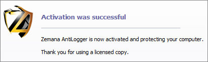 Free license Zemana AntiLogger Picture 5