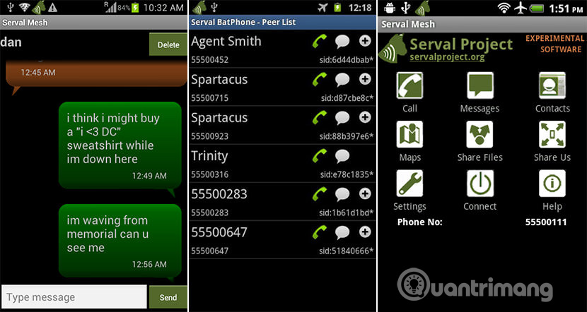 Free messaging application without Internet Picture 3