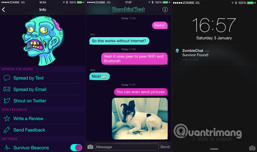 Free messaging application without Internet Picture 4