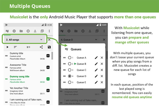 Free music player application for Android phones Picture 6