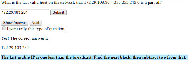 Free online subnet exercises Picture 2